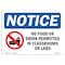 Signmission OSHA Notice, 5" Height, NOTICE No Food Drink In Classrooms Or Labs Sign, 7" X 5", Landscape OS-NS-D-57-L-16119 - alternate 1